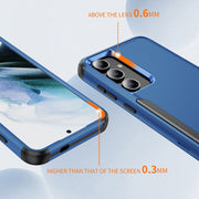 For Samsung Galaxy S24+ 5G TPU + PC Shockproof Protective Phone Case(Royal Blue + Black)