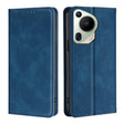 For Huawei Pura 70 Ultra Skin Feel Magnetic Leather Phone Case(Blue) - Huawei Cases by PMC Jewellery | Online Shopping South Africa | PMC Jewellery | Buy Now Pay Later Mobicred