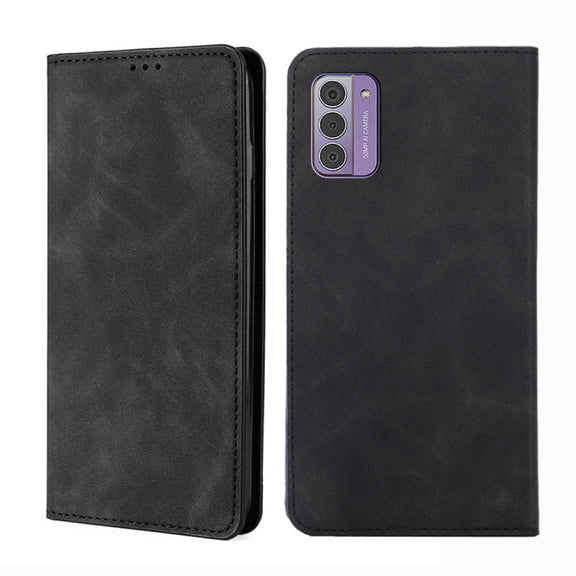 For Nokia G42 5G Skin Feel Magnetic Leather Phone Case(Black)