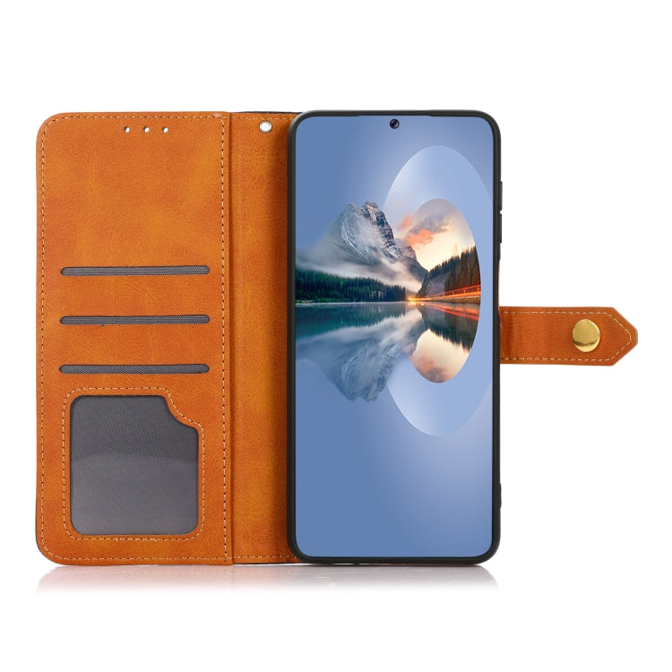 For Xiaomi 14 KHAZNEH Cowhide Texture Flip Leather Phone Case(Black)