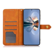 For Xiaomi 14 KHAZNEH Cowhide Texture Flip Leather Phone Case(Black)