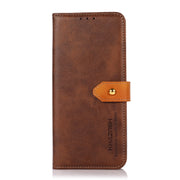 For Xiaomi Redmi A3 KHAZNEH Cowhide Texture Flip Leather Phone Case(Brown)