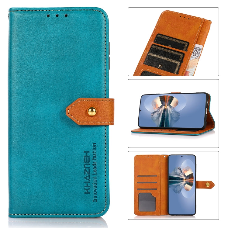 For Xiaomi Redmi K70 5G / K70 Pro 5G KHAZNEH Cowhide Texture Flip Leather Phone Case(Blue)