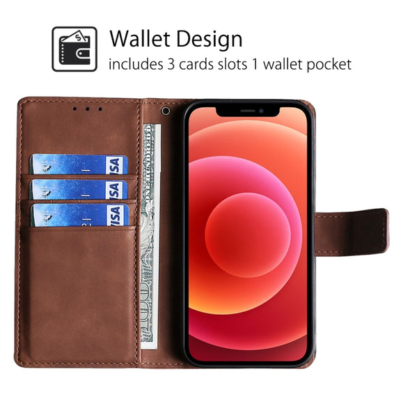 For Huawei Pura 70 5G Skin Feel Crocodile Magnetic Clasp Leather Phone Case(Brown)