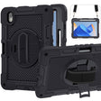 For Huawei MatePad 11 2023 360 Degree Rotation PC Contrast Silicone Tablet Case(Black) - free shipping - PMC TechLife - Order now!