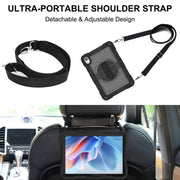 For Huawei MatePad 11.5 2023 360 Degree Rotation PC Contrast Silicone Tablet Case(Black)