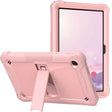 For TCL Tab 10 5G Shockproof Silicone Hybrid PC Tablet Case with Holder(Rose Gold) - Others by PMC TechLife | Online Shopping South Africa | PMC TechLife | Buy Now Pay Later Mobicred