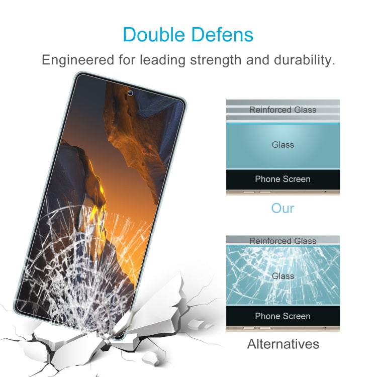 For Xiaomi Poco F5 10pcs 0.26mm 9H 2.5D Tempered Glass Film