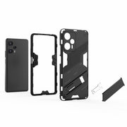 For Xiaomi Redmi Note 12 Turbo 5G Punk Armor 2 in 1 PC + TPU Phone Case(Black)