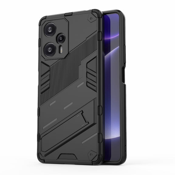 For Xiaomi Redmi Note 12 Turbo 5G Punk Armor 2 in 1 PC + TPU Phone Case(Black)