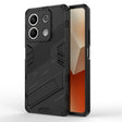 For Xiaomi Redmi Note 13 Punk Armor 2 in 1 PC + TPU Phone Case(Black) - Note 13 Cases by PMC TechLife | Online Shopping South Africa | PMC TechLife | Buy Now Pay Later Mobicred