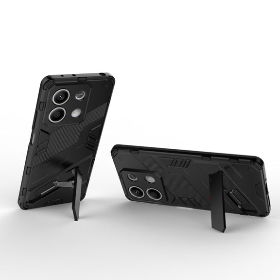For Xiaomi Redmi Note 13 Punk Armor 2 in 1 PC + TPU Phone Case(Black)