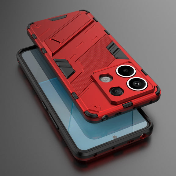 For Xiaomi Redmi Note 13 Pro+ Punk Armor 2 in 1 PC + TPU Phone Case(Red)