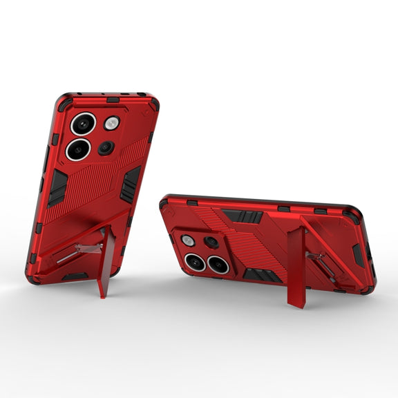 For Xiaomi Redmi Note 13 Pro+ Punk Armor 2 in 1 PC + TPU Phone Case(Red)