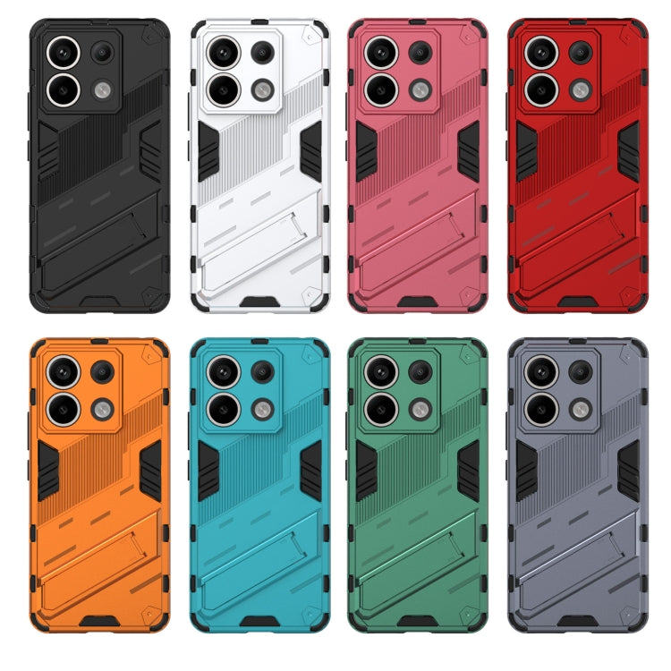 For Xiaomi Redmi Note 13 Pro+ Punk Armor 2 in 1 PC + TPU Phone Case(Red)