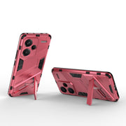 For Xiaomi Redmi Note 13 Pro Punk Armor 2 in 1 PC + TPU Phone Case(Light Red)