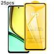 For Realme C67 4G / 12 Lite 25pcs 9D Full Glue Screen Tempered Glass Film - free shipping - PMC TechLife - Order now!