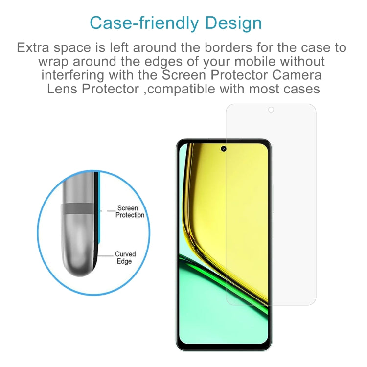 For Realme C67 4G / 12 Lite 0.26mm 9H 2.5D Tempered Glass Film
