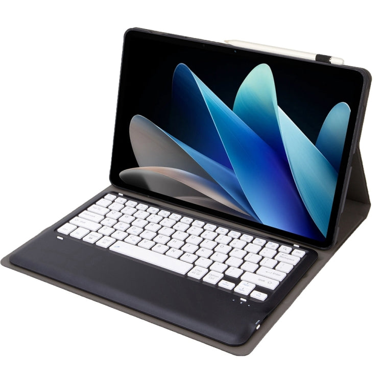 For vivo Pad 2 12.1 inch AV12 Ultra-thin Split Bluetooth Keyboard Leather Tablet Case(Black+White)