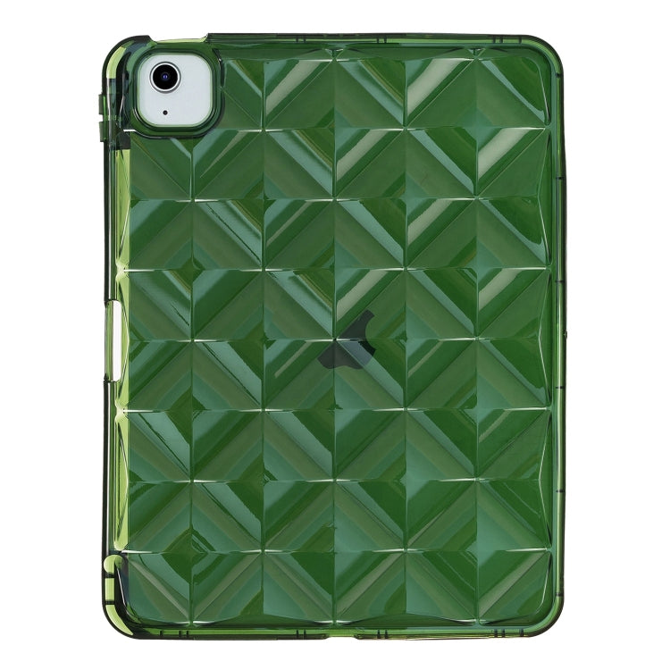 Diamond Texture TPU Airbag Tablet Case For iPad Air 11 2024 / iPad Pro 11(Green)