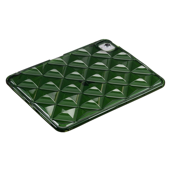 Diamond Texture TPU Airbag Tablet Case For iPad Air 11 2024 / iPad Pro 11(Green)