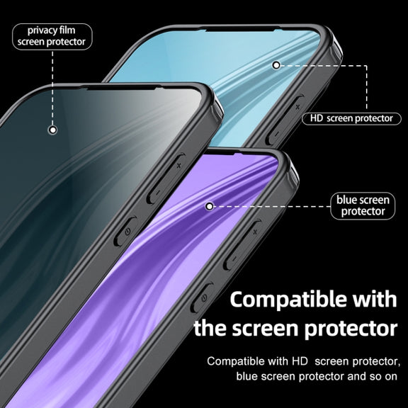 For Huawei Pura 70 Armor Clear TPU Hard PC Phone Case(Clear)
