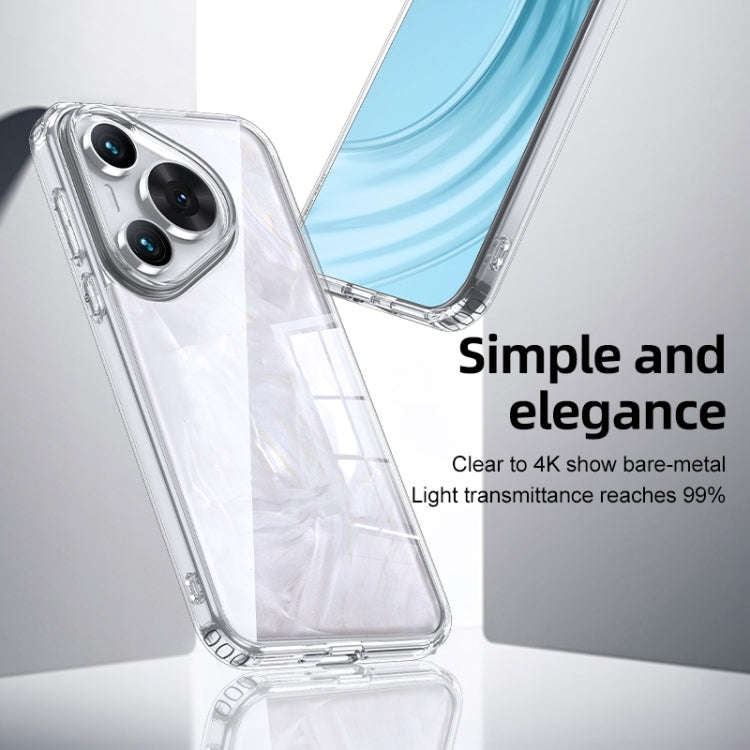 For Huawei Pura 70 Armor Clear TPU Hard PC Phone Case(Clear)
