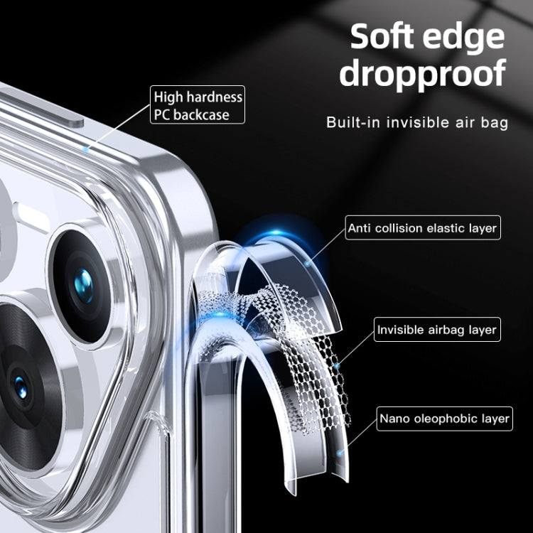 For Huawei Pura 70 Pro / 70 Pro+ Armor Clear TPU Hard PC Phone Case(Clear)