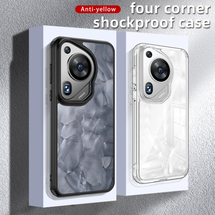 For Huawei Pura 70 Ultra Armor Clear TPU Hard PC Phone Case(Matte Black)