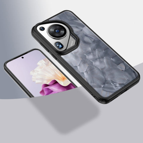 For Huawei Pura 70 Ultra Armor Clear TPU Hard PC Phone Case(Matte Black)