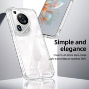 For Huawei Pura 70 Ultra Armor Clear TPU Hard PC Phone Case(Matte Black)