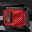 For AirPods Pro 2 Alpha Carbon Fiber Wireless Bluetooth Earphone Protective Case(Red) - For AirPods Pro 2 by PMC Jewellery | Online Shopping South Africa | PMC Jewellery | Buy Now Pay Later Mobicred