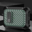 For AirPods Pro 2 Alpha Carbon Fiber Wireless Bluetooth Earphone Protective Case(Green) - For AirPods Pro 2 by PMC Jewellery | Online Shopping South Africa | PMC Jewellery | Buy Now Pay Later Mobicred