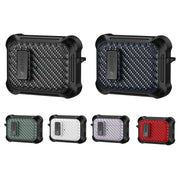 For AirPods 3 Alpha Carbon Fiber Wireless Bluetooth Earphone Protective Case(Black)