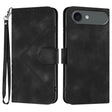 For iPhone 17 Air Line Pattern Skin Feel Leather Phone Case(Black) - free shipping - PMc TechLife - Order now!