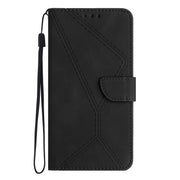 For Xiaomi 13 Lite Stitching Embossed Leather Phone Case(Black)
