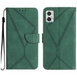 For Motorola Moto E22 / E22i 4G Stitching Embossed Leather Phone Case(Green) - free shipping - PMC TechLife - Order now!