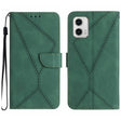 For Motorola Moto G 5G 2023 Stitching Embossed Leather Phone Case(Green) - free shipping - PMC TechLife - Order now!