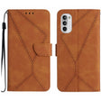 For Motorola Moto G Stylus 4G 2022 Stitching Embossed Leather Phone Case(Brown) - free shipping - PMC TechLife - Order now!