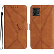 For Motorola Moto G72 4G Stitching Embossed Leather Phone Case(Brown) - free shipping - PMC TechLife - Order now!