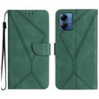 For Motorola Moto G54 Stitching Embossed Leather Phone Case(Green) - free shipping - PMC TechLife - Order now!