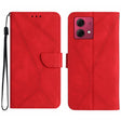 For Motorola Moto G84 Stitching Embossed Leather Phone Case(Red) - free shipping - PMC TechLife - Order now!