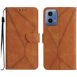 For Motorola Moto G04 / G24 Stitching Embossed Leather Phone Case(Brown) - free shipping - PMC TechLife - Order now!