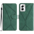 For Motorola Moto G Power 5G 2024 Stitching Embossed Leather Phone Case(Green) - Motorola Cases by PMC TechLife | Online Shopping South Africa | PMC TechLife | Buy Now Pay Later Mobicred