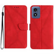 For Motorola Moto G Play 5G 2024 Stitching Embossed Leather Phone Case(Red) - Motorola Cases by PMC TechLife | Online Shopping South Africa | PMC TechLife | Buy Now Pay Later Mobicred