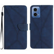 For Motorola Moto G Stylus 5G 2024 Stitching Embossed Leather Phone Case(Blue) - Motorola Cases by PMC TechLife | Online Shopping South Africa | PMC TechLife | Buy Now Pay Later Mobicred
