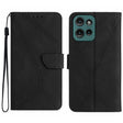 For Motorola Moto G75 5G Stitching Embossed Leather Phone Case(Black) - free shipping - PMC TechLife - Order now!