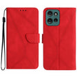 For Motorola Moto G15 Stitching Embossed Leather Phone Case(Red) - free shipping - PMC TechLife - Order now!