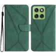 For Motorola Edge 60 5G Stitching Embossed Leather Phone Case(Green) - free shipping - PMC TechLife - Order now!