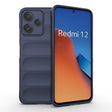 For Xiaomi Redmi 12 5G Magic Shield TPU + Flannel Phone Case(Dark Blue) - Xiaomi Cases by PMC TechLife | Online Shopping South Africa | PMC TechLife | Buy Now Pay Later Mobicred